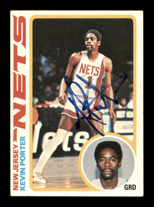 Kevin Porter Autographed 1978-79 Topps Card #118 New Jersey Nets SKU #195467 - RSA