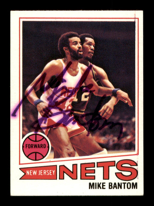 Mike Bantom Autographed 1977-78 Topps Card #68 New Jersey Nets SKU #195494 - RSA