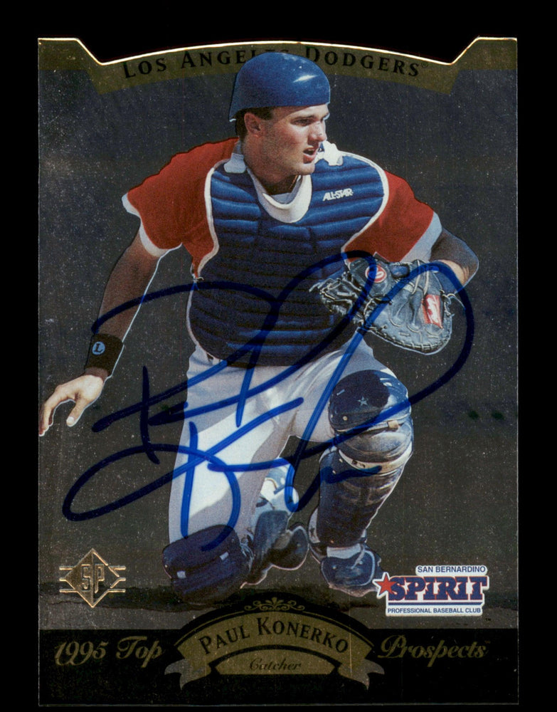 Paul Konerko Autographed 1995 SP Minor League Rookie Card #77 Los Angeles Dodgers SKU #195693 - RSA
