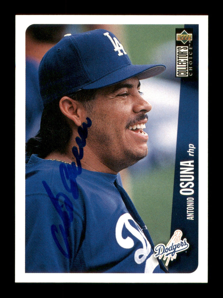 Antonio Osuna Autographed 1996 UD Collectors Choice Card #583 Los Angeles Dodgers SKU #195741 - RSA