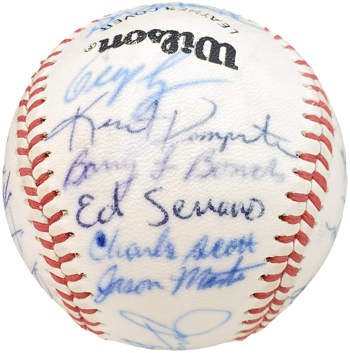 1983 Arizona State Autographed Official Wilson Baseball With 26 Signatures Including Barry Bonds Pre-Rookie Beckett BAS #AA01889 - RSA