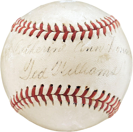 Ted Williams Autographed Official 1940's American League Baseball Boston Red Sox "Catherine" JSA #Y33835 - RSA