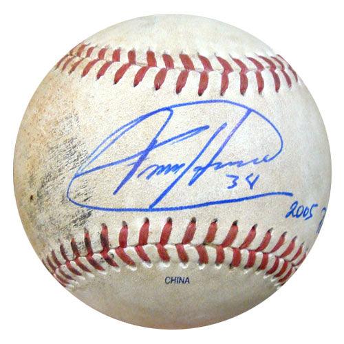 Felix Hernandez Autographed 2005 PCL Game Used Baseball Seattle Mariners PSA/DNA ITP #4A52850 - RSA