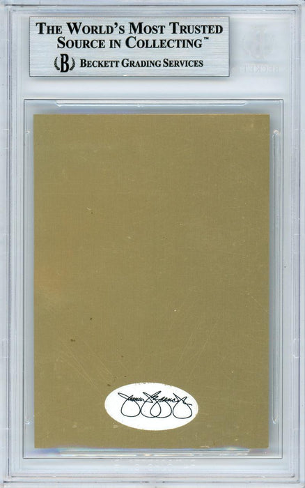 A.B. AB "Happy" Chandler Autographed 1983 HOF Metallic Plaque Card Commissioner Beckett BAS #10982468 - RSA