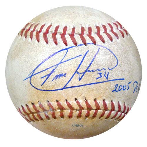 Felix Hernandez Autographed 2005 PCL Game Used Baseball Seattle Mariners PSA/DNA ITP #4A52848 - RSA