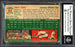 Ernie Banks Autographed 1954 Topps Card #94 Chicago Cubs Vintage Rookie Era Signature Beckett BAS #13022237 - RSA