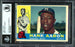 Hank Aaron Autographed 1960 Topps Card #300 Milwaukee Braves Vintage Signature Beckett BAS #13022247 - RSA