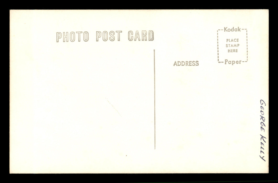 George Kelly Autographed 3.5x5.5 Postcard Cincinnati Reds SKU #197478 - RSA