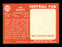 Tom Scott Autographed 1958 Topps Card #125 Philadelphia Eagles SKU #198148 - RSA
