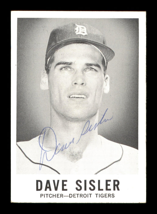 Dave Sisler Autographed 1960 Leaf Card #64 Detroit Tigers SKU #198796 - RSA