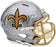 Drew Brees Autographed New Orleans Saints Flash Silver Speed Mini Helmet "SB XLIV MVP" Beckett BAS QR Stock #197458 - RSA