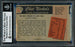 Chet Nichols Autographed 1955 Bowman Card #72 Milwaukee Braves Beckett BAS #11077276 - RSA