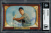 Jim Busby Autographed 1955 Bowman Card #166 Washington Senators Beckett BAS #11077295 - RSA