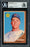 Moe Morhardt Autographed 1962 Topps Rookie Card #309 Chicago Cubs Beckett BAS #11481474 - RSA