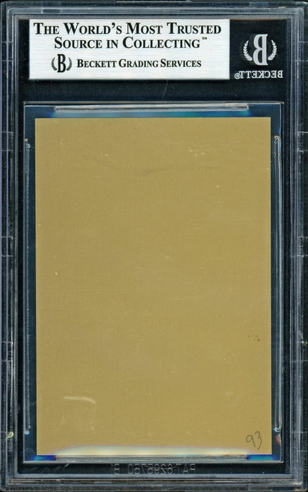 Rick Ferrell Autographed 1984 Metallic HOF Plaque Card Boston Red Sox Beckett BAS #11482597 - RSA