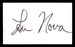 Lou Nova Autographed 3x5 Index Card Boxer, Actor SKU #179719 - RSA