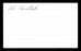 Al Hostak Autographed 3x5 Index Card Middleweight Champ SKU #179729 - RSA