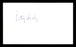 Petey Scalzo Autographed 3x5 Index Card Featherweight Champ SKU #179730 - RSA