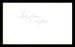 Archie Moore Autographed 3x5 Index Card Light Heavyweight Champ SKU #179734 - RSA