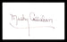 Mushy Callahan Autographed 3x5 Index Card Boxer SKU #179740 - RSA