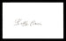 Billy Conn Autographed 3x5 Index Card Boxer SKU #179741 - RSA