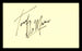 Tony DeMarco Autographed 3x5 Index Card Boxing Champ SKU #179743 - RSA