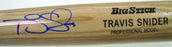 Travis Snider Autographed Blonde Rawlings Bat Pittsburgh Pirates PSA/DNA RookieGraph Stock #1508 - RSA