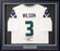 Seattle Seahawks Russell Wilson Autographed Framed White Nike Jersey RW Holo Stock #200431 - RSA