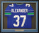 Seattle Seahawks Shaun Alexander Autographed Framed Blue Jersey Beckett BAS Stock #200433 - RSA