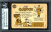 Joe Gordon Autographed 1960 Topps Card #216 Cleveland Indians Beckett BAS #13608554 - RSA