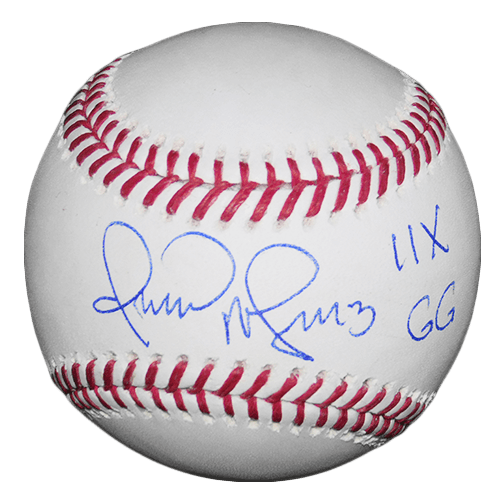 Omar Vizquel Autographed Giants 60TH Anniversary Official Major League Baseball w/ 11x GG Inscription! JSA - RSA