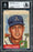 Charlie Bishop Autographed 1953 Topps Rookie Card #186 Philadelphia A's Beckett BAS #12058851 - RSA