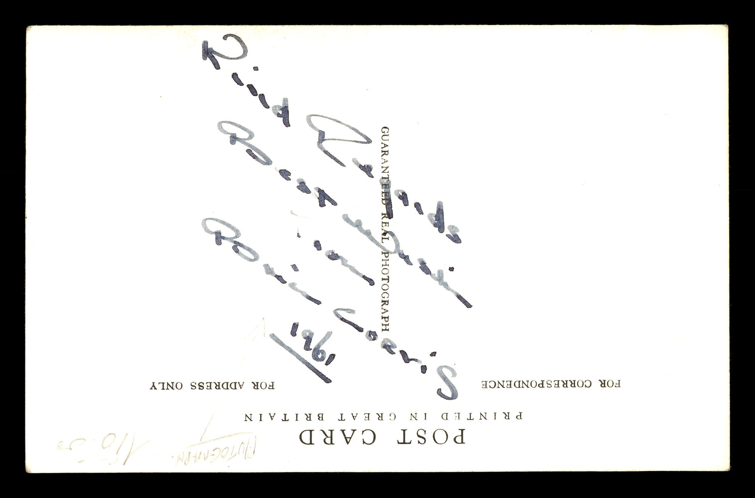 Brian Curvis Autographed 3.5x5.5 Postcard SKU #179749 - RSA