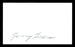 Tommy Freeman Autographed 3x5 Index Card Welterweight Champ SKU #179750 - RSA