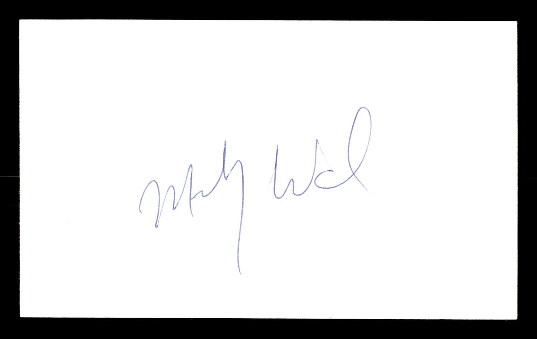 Irish Micky Ward Autographed 3x5 Index Card Boxing Champ SKU #179764 - RSA
