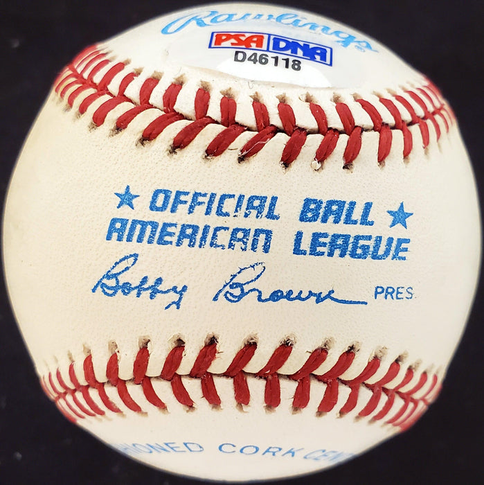 Tom Henrich & Mickey Owens Autographed Official AL Baseball New York Yankees, Brooklyn Dodgers PSA/DNA #D46118 - RSA
