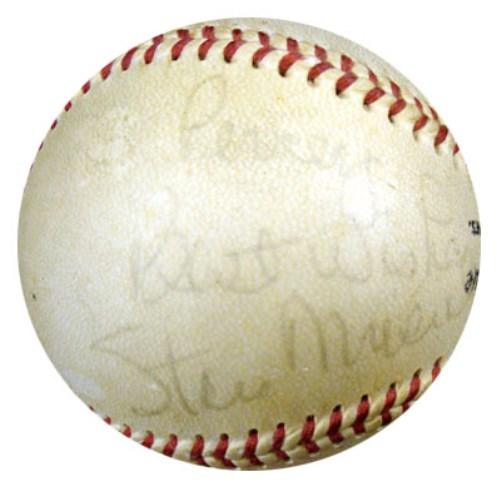 Stan Musial Autographed Official NL Giles Baseball St. Louis Cardinals "To Percey, Best Wishes" PSA/DNA #P41776 - RSA