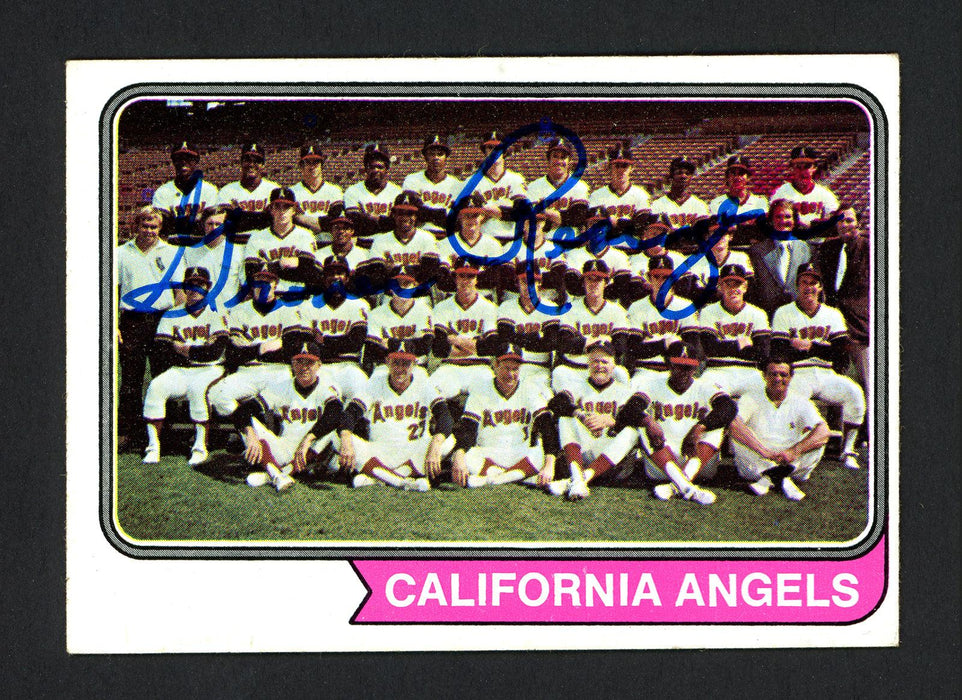 Grover Resinger Autographed 1974 Topps Card #114 California Angels SKU #165486 - RSA