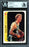 Larry Bird Autographed 1986-87 Fleer Sticker Card #2 Boston Celtics Beckett BAS #13446478 - RSA