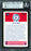 Larry Bird Autographed 1986-87 Fleer Sticker Card #2 Boston Celtics Beckett BAS #13446478 - RSA