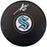 Adam Larsson Autographed Official Seattle Kraken Logo Hockey Puck Fanatics Holo Stock #200861 - RSA