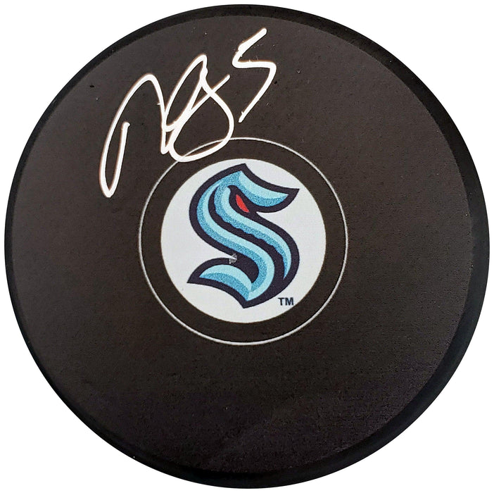 Fanatic Rsa Mark Giordano Autographed Official Seattle Kraken Logo Hockey Puck Fan ...
