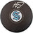 Haydn Fleury Autographed Official Seattle Kraken Logo Hockey Puck Fanatics Holo Stock #200873 - RSA