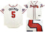 Atlanta Braves Freddie Freeman Autographed White Nike Jersey World Series Patch Size L Beckett BAS QR Stock #200885 - RSA