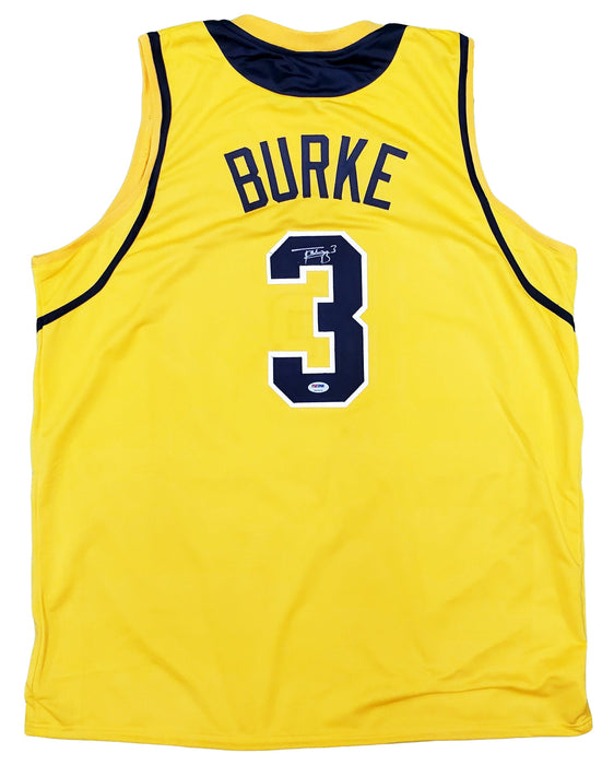 Michigan Wolverines Trey Burke Autographed Yellow Jersey PSA/DNA Stock #200887 - RSA