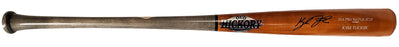Kyle Tucker Autographed Brown Old Hickory Game Model Bat Houston Astros Beckett BAS Stock #200451 - RSA