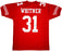 San Francisco 49ers Donte Whitner Autographed Red Jersey Beckett BAS QR Stock #200898 - RSA