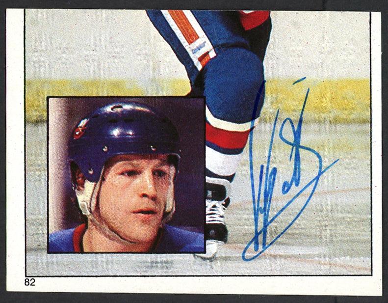 Denis Potvin Autographed 1983-84 Topps Sticker Card #82 New York Islanders SKU #154083 - RSA