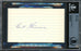 Bert Hamric Autographed 3x5 Index Card Brooklyn Dodgers Beckett BAS #12410506 - RSA