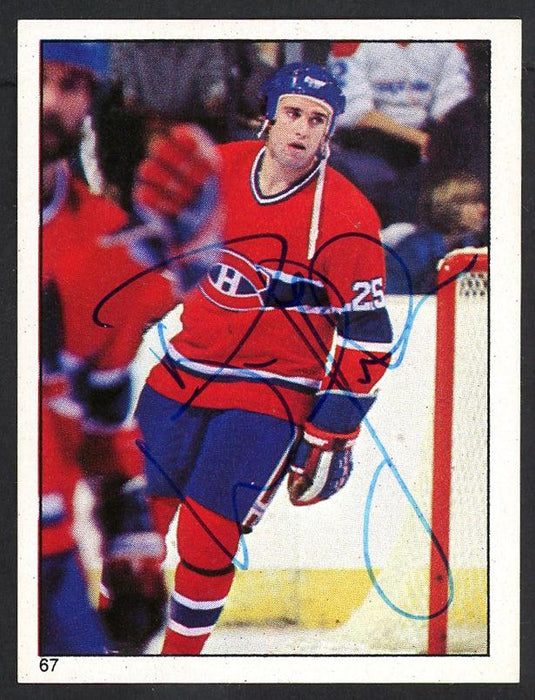 Doug Wickenheiser Autographed 1983-84 Topps Sticker Card #67 Montreal Canadiens SKU #154091 - RSA